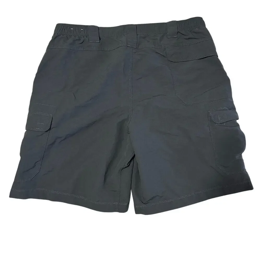 The North Face Cargo Hiking Shorts Men’s XL Gray Nylon Outdoor Trail Utility